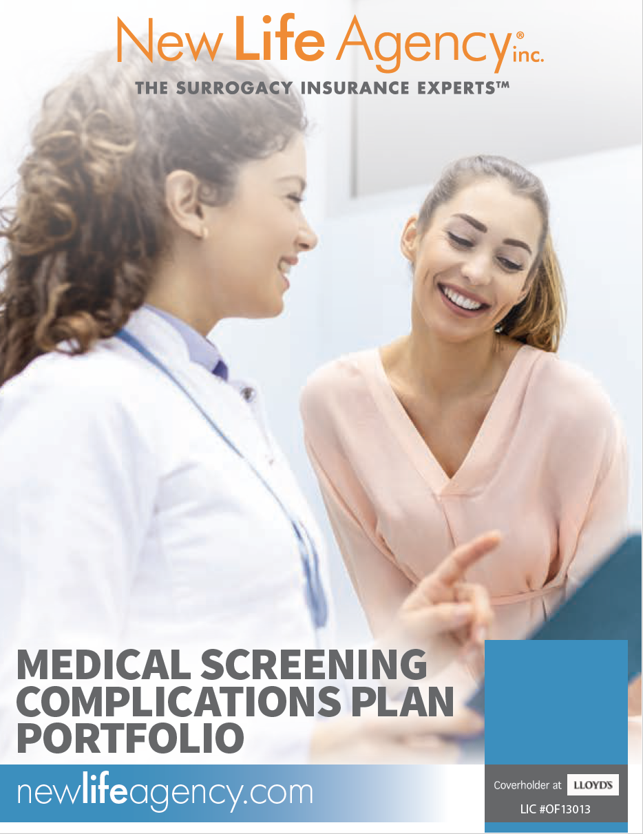 MEDICAL SCREENING COMPLICATIONS PLAN - NEW LIFE AGENCY